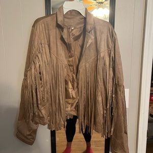 Fringe western jacket! Size XL never worn.
